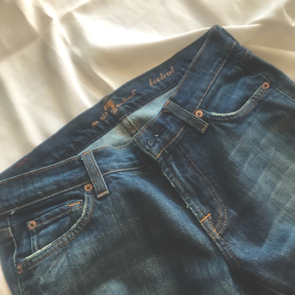Men's  "7 For All Mankind" denim jeans.